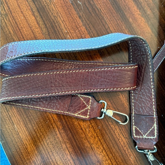 The Manual Co Genuine Leather Dark Brown Unisex Satchel/Messenger/Cross Body Bag - Picture 6 of 16